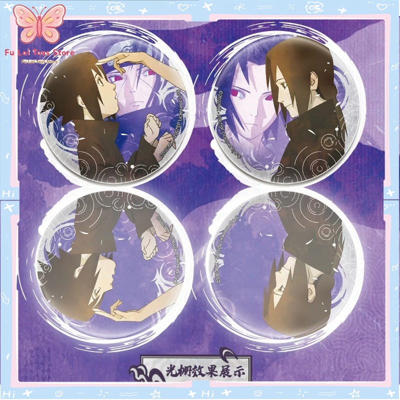 Anime Merchandise Naruto - 정품 카유 나루토 배지 시리즈 사스케의