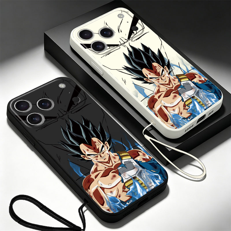 Lanyard Anime Logo - 드래곤볼 베지터 소프트 커버 폰 케이스
