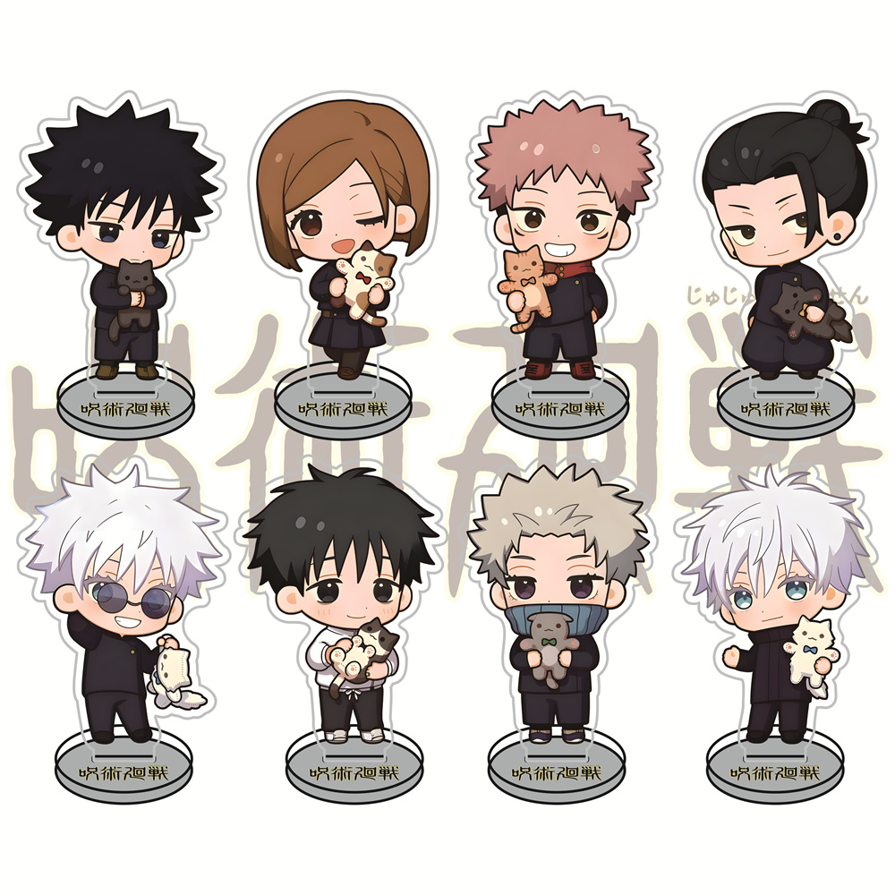 Anime Jujutsu Kaisen Merchandise - 주술회센 고양이 파트너 버전 10cm 아크릴