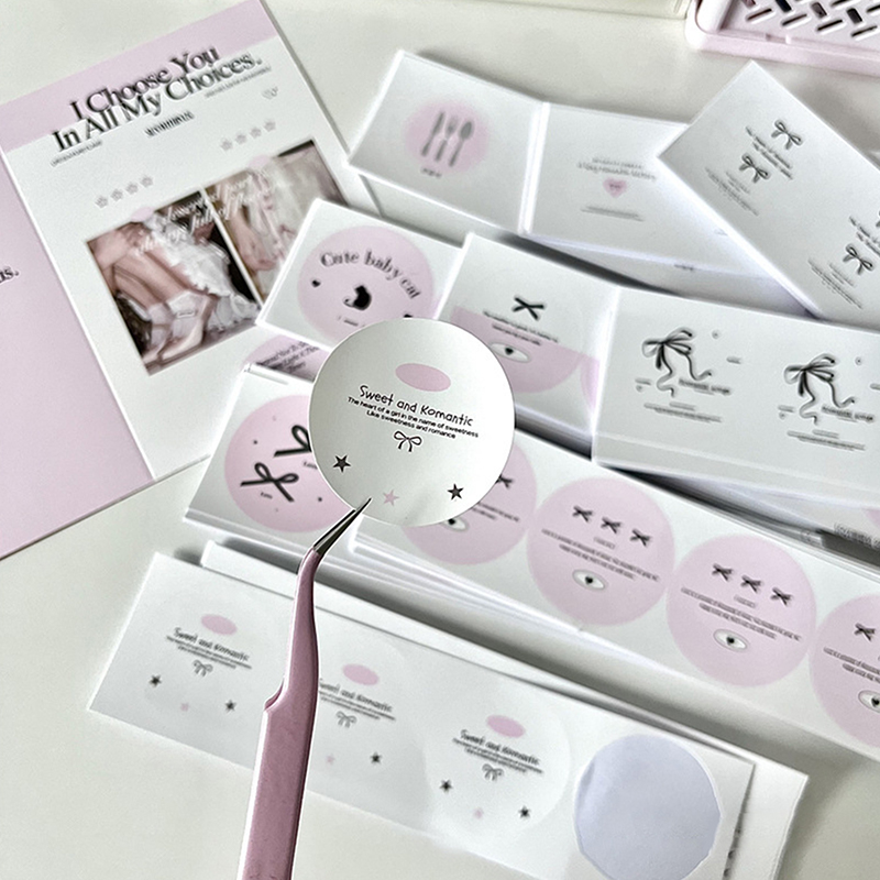 Sticker Sheet Set - 36 Pcs 만화 라벨 스티커 발레
