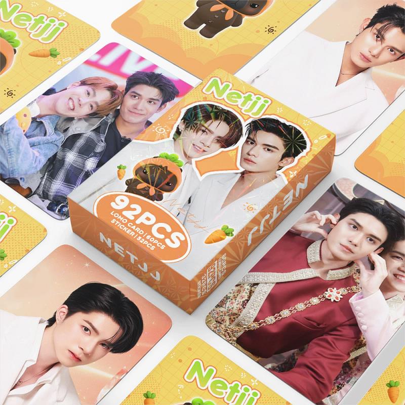 92개/세트 넷JJ 태국 BL 배우 로모 카드 팩 60 - Sticker Sheet Set 리뷰 및 가격