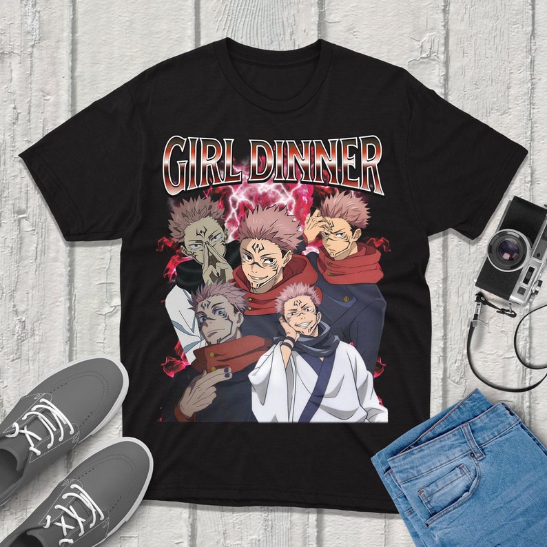 Sukuna Jujutsu-Kaisen 티셔츠 stre - Anime Jujutsu Kaisen Merchandise 리뷰 및 가격
