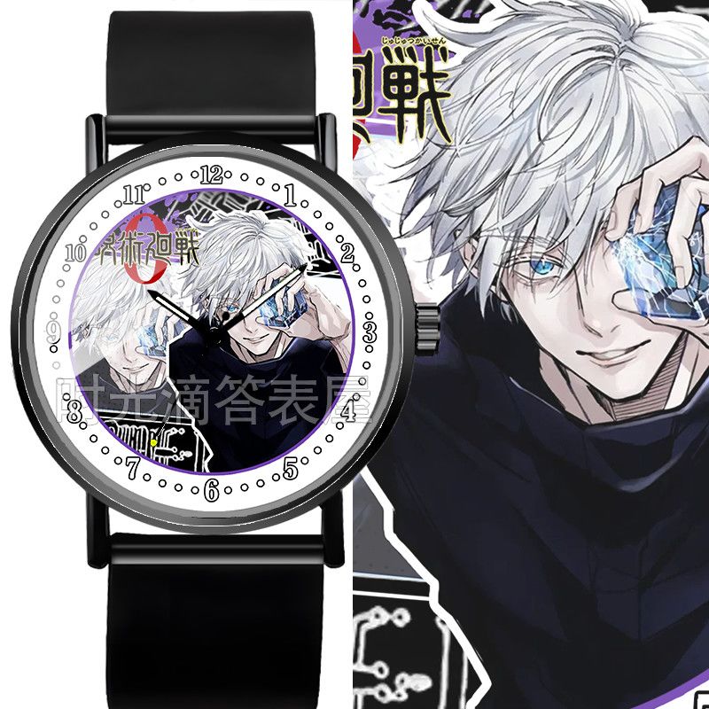 주술회전 애니메이션 상품 귀여운 만화 학생 시계 창의적 - Anime Jujutsu Kaisen Merchandise 리뷰 및 가격