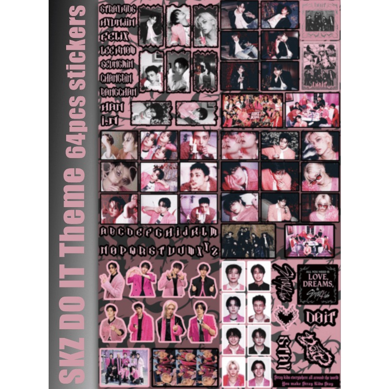 64개/65개/69개 StrayKid,SK,DOIT 스 - Sticker Sheet Set 리뷰 및 가격