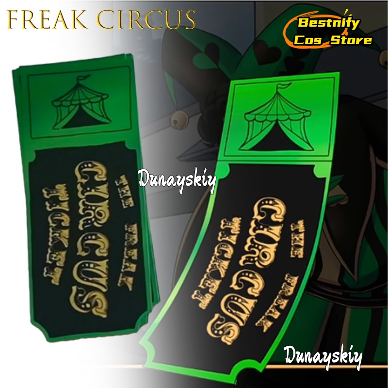 BFreak 서커스 티켓 카드 레드 그린 핑크 애니메이 - Anime Merchandise In Japanese 리뷰 및 가격