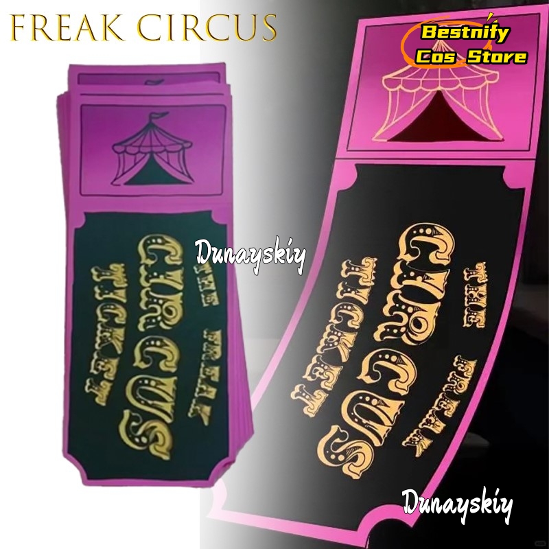 BFreak 서커스 티켓 카드 레드 그린 핑크 애니메이 - Anime Merchandise In Japanese 리뷰 및 가격