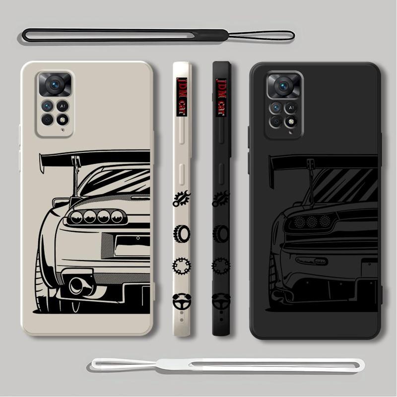 JDM 드림 자동차 전화 케이스 Xiaomi Redmi - Lanyard Anime Logo 리뷰 및 가격