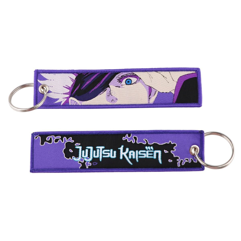 주술회센 애니메이션 굿즈 고죠 사토루 직조 키체인 랜야 - Anime Jujutsu Kaisen Merchandise 리뷰 및 가격