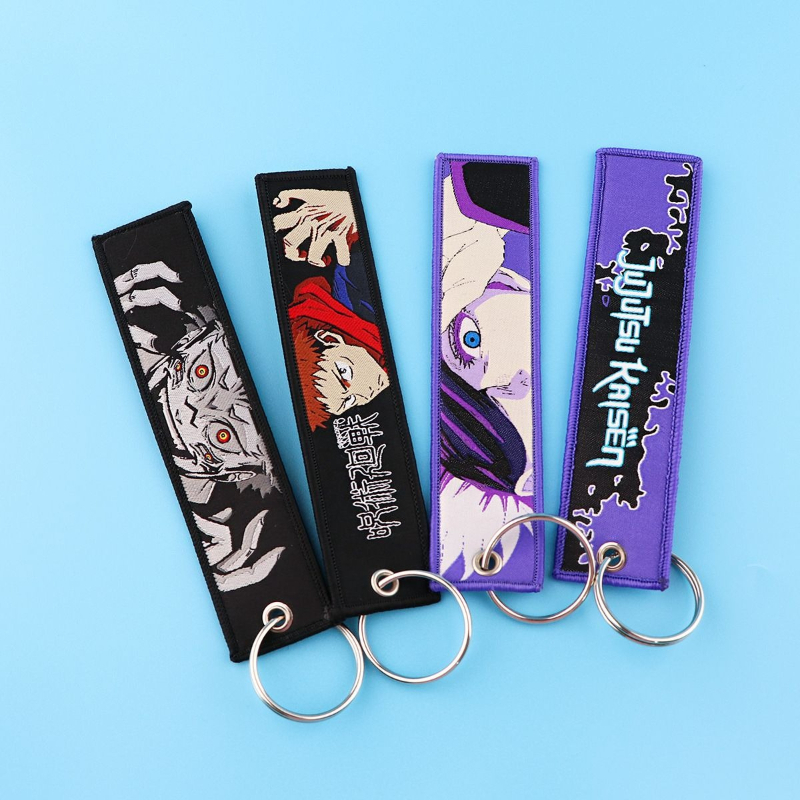 주술회센 애니메이션 굿즈 고죠 사토루 직조 키체인 랜야 - Anime Jujutsu Kaisen Merchandise 리뷰 및 가격