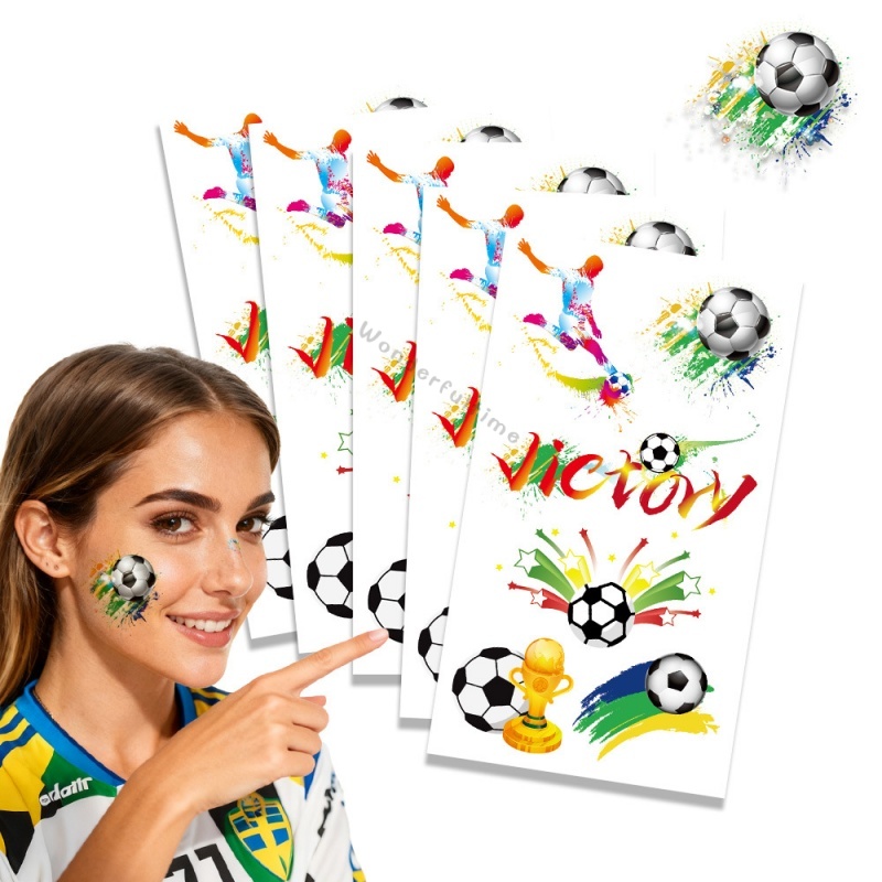 5/10장 세트 스포츠 팬 페이스 스티커 모듬 축구 마 - Sticker Sheet Set 리뷰 및 가격