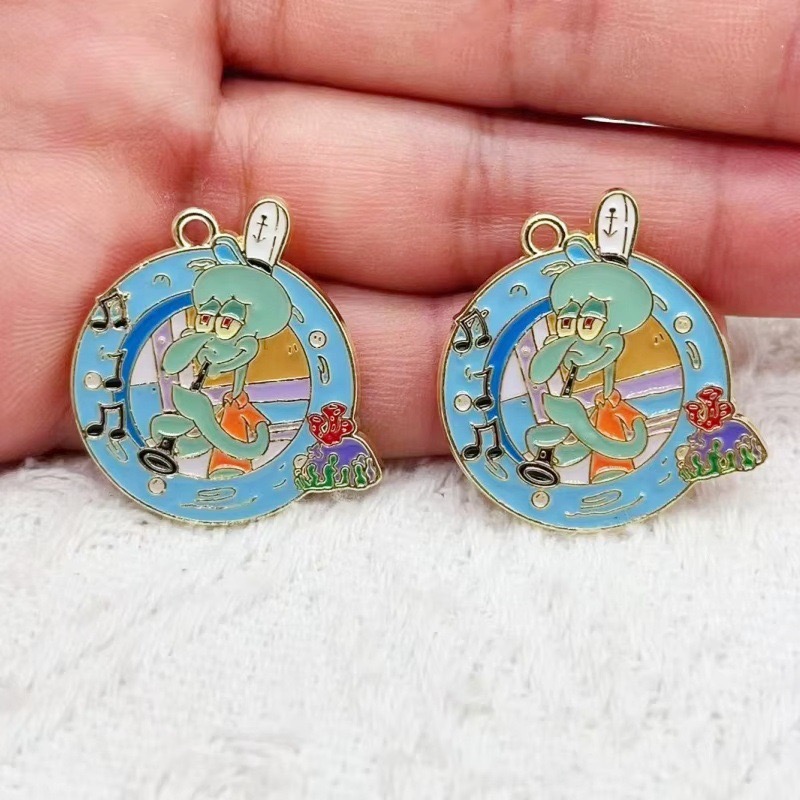 10개 만화 애니메이션 합금 오일 드롭 펜던트, DIY - Anime Merchandise Accessories 리뷰 및 가격