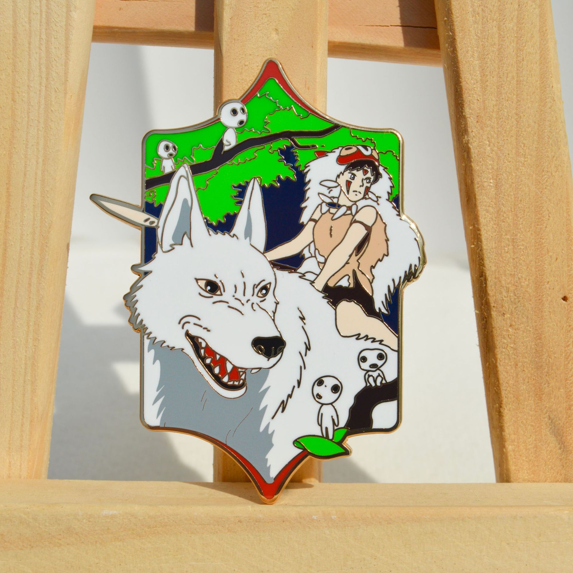 애니메이션 상품 Mononoke 브로치 공주 금속 배지 - Anime Merchandise In Japanese 리뷰 및 가격