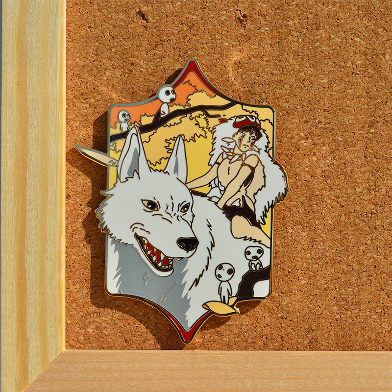 애니메이션 상품 Mononoke 브로치 공주 금속 배지 - Anime Merchandise In Japanese 리뷰 및 가격
