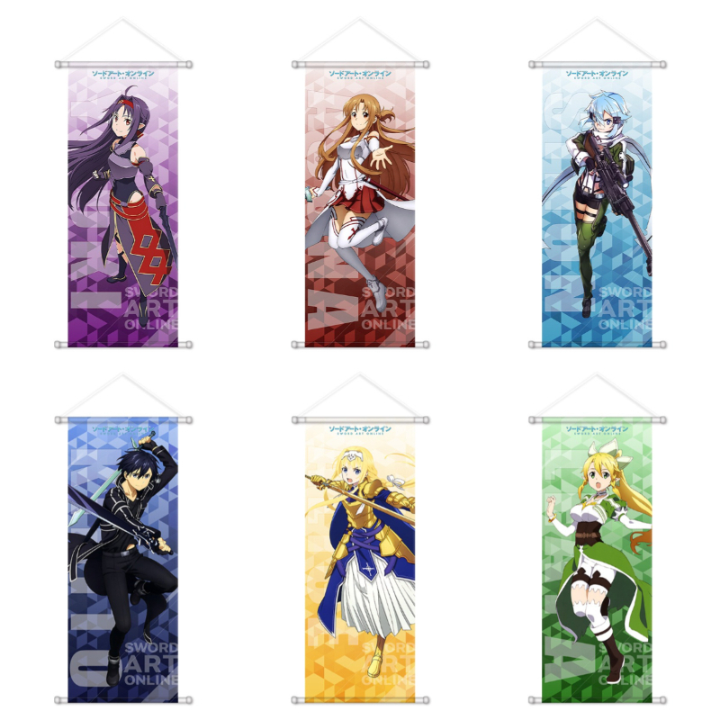 소드 아트 온라인 애니메이션 주변기기 아스나 키리토 시 - Anime Poster Print 리뷰 및 가격