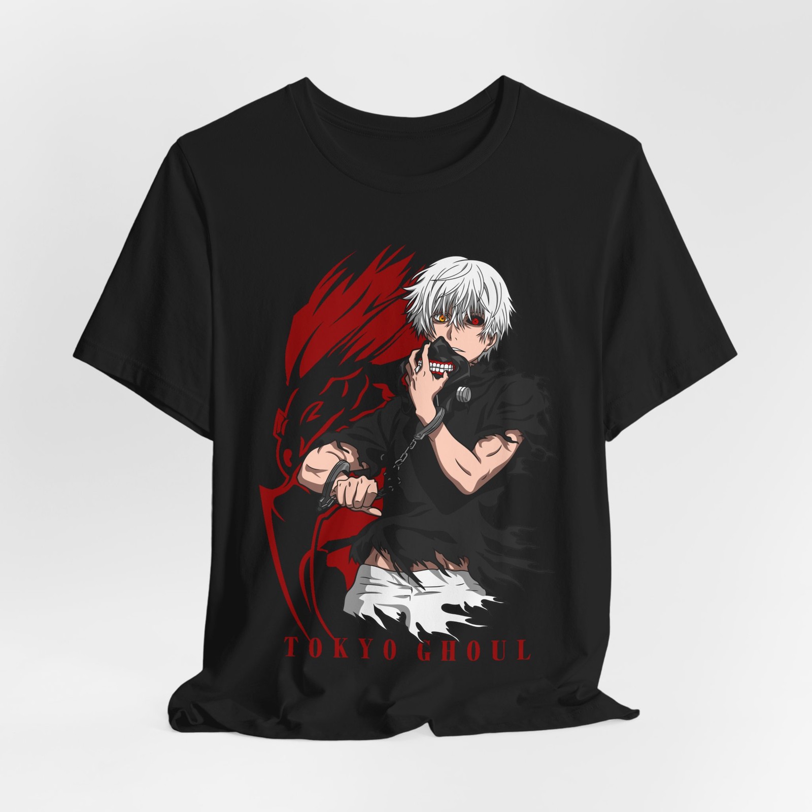 도쿄 구울 애니메이션 티셔츠, 남녀공용 반팔 티셔츠,  - Anime Merchandise Tokyo 리뷰 및 가격