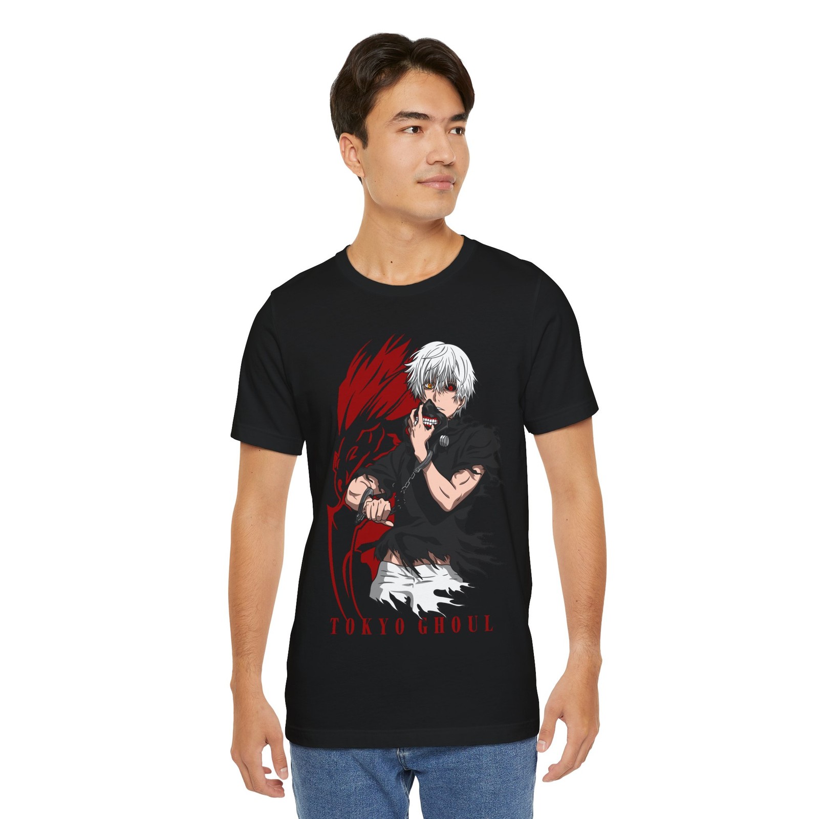 도쿄 구울 애니메이션 티셔츠, 남녀공용 반팔 티셔츠,  - Anime Merchandise Tokyo 리뷰 및 가격