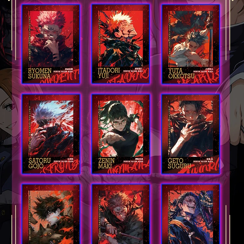 주술회센 얼티밋 컬렉션, 고죠 글로리 카드 세트, 프리 - Anime Jujutsu Kaisen Merchandise 리뷰 및 가격