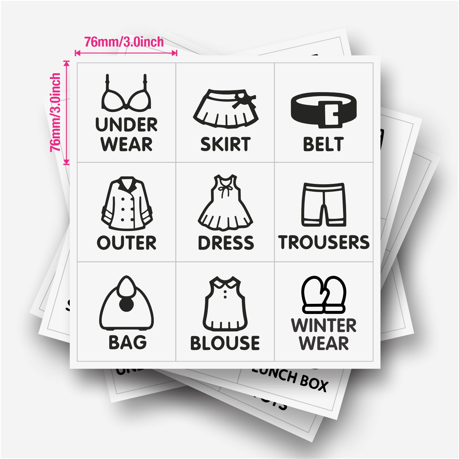 9개/시트, 옷장 정리 라벨, 옷장 의류 라벨 스티커, - Sticker Sheet Set 리뷰 및 가격