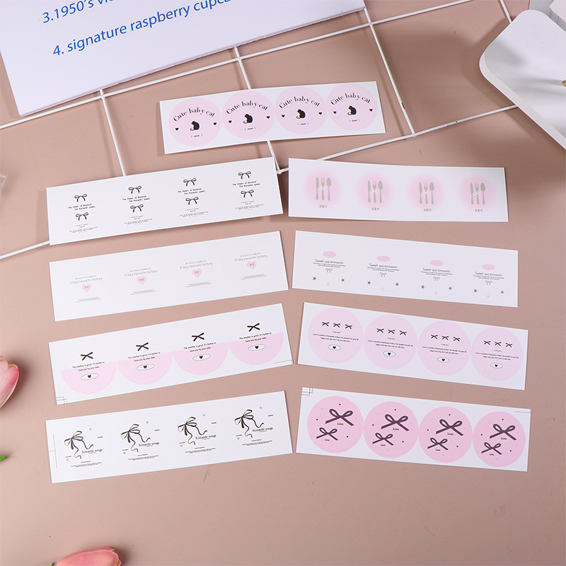 36 Pcs 만화 라벨 스티커 발레 보우 리본 라운드  - Sticker Sheet Set 리뷰 및 가격