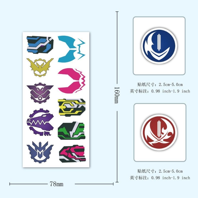 60 시트 가면 라이더 로고 스티커 크리 에이 티브 데 - Sticker Sheet Set 리뷰 및 가격